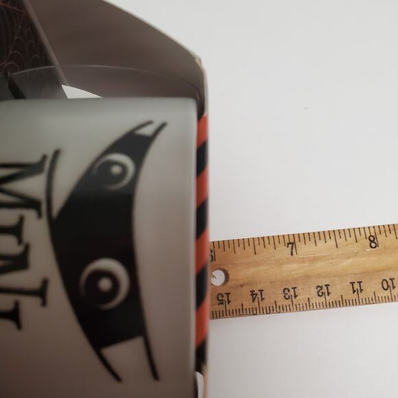 Halloween Mummy & Mini Mug Set Coffee Tea Cup Orange White Holiday Gift New - Picture 10 of 12